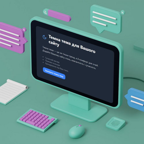 Dark Mode - Темна Тема Для Сайту Opencart